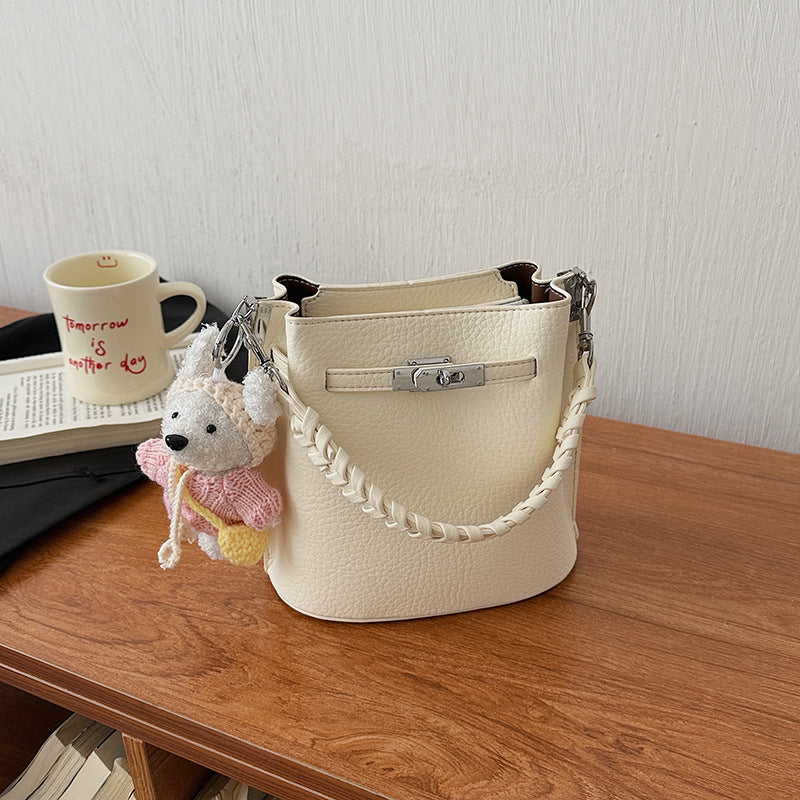 Women's Fashion Fresh Western Style Good-looking Portable Bucket Bags