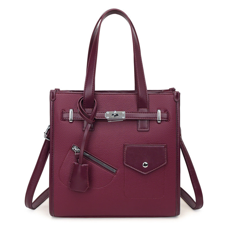 Women's Large Capacity Kelly Simple Western Style Women's Shoulder Bag