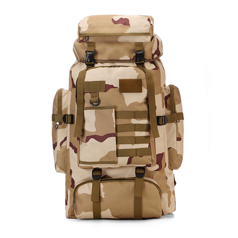 Men's Camouflage Hiking Large Capacity Waterproof Camping Sports Backpack