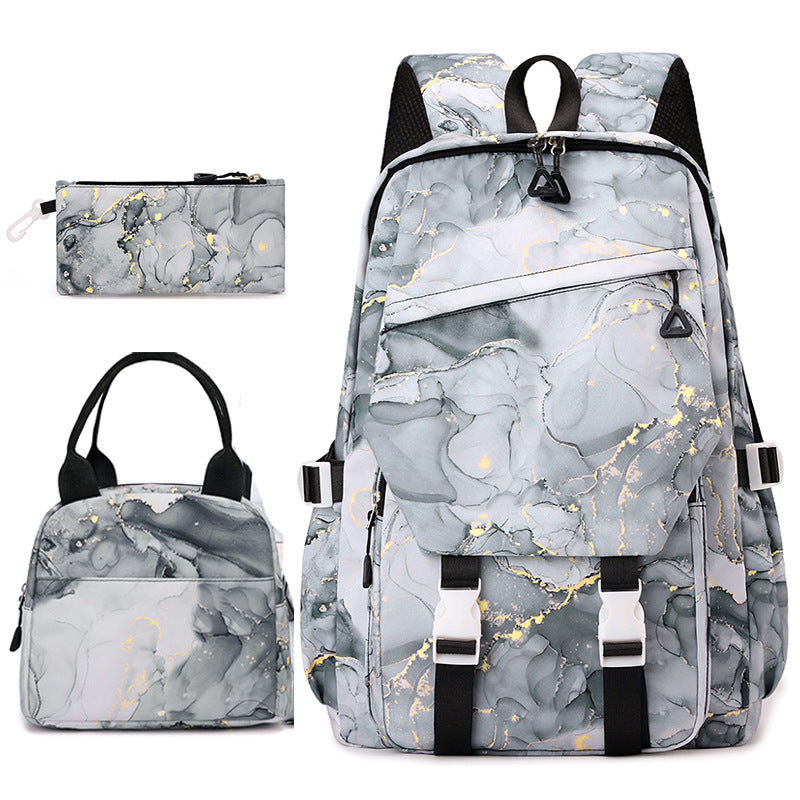 Gradient Color Fashion Lunch Pencil Early Women's Backpack