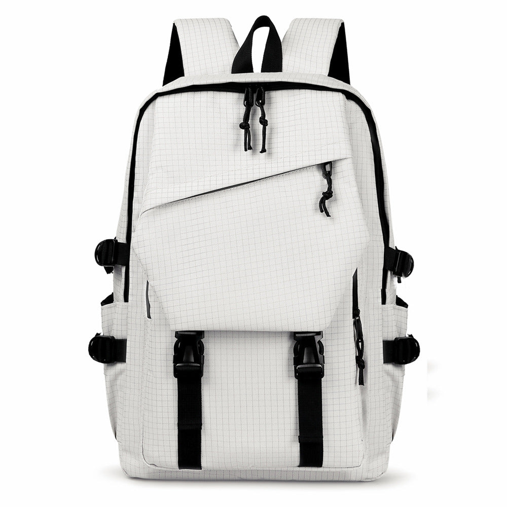 Trendy Simple Couple College Fashion Large Leisure Backpack