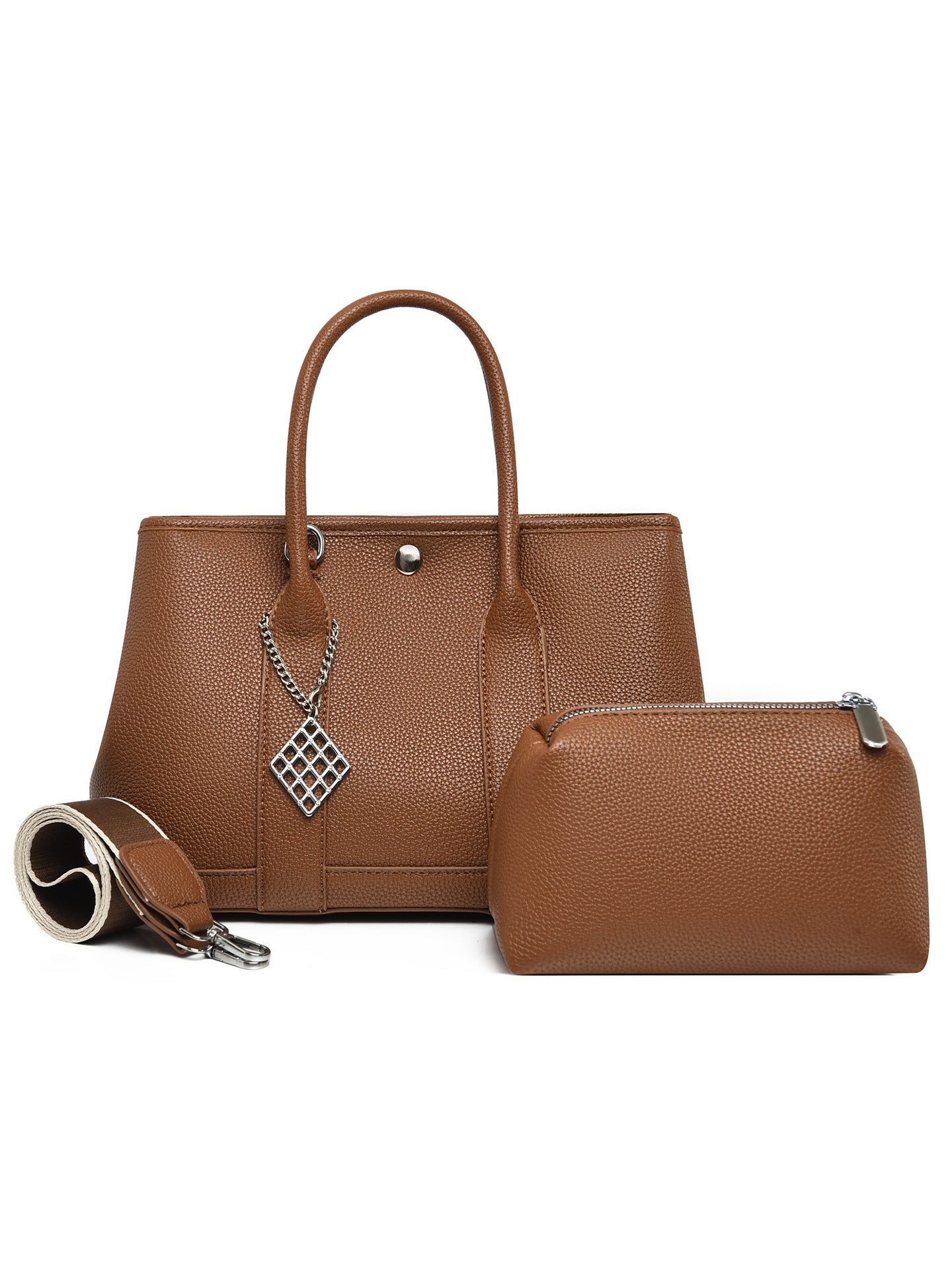 Women's Simple Vintage Wide Strap Large Capacity Women's Messenger Bag