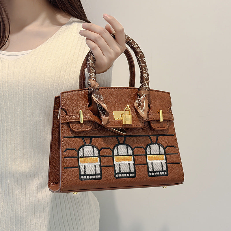 Women's Western Style Kelly Large Capacity Fashion Women's Messenger Bag