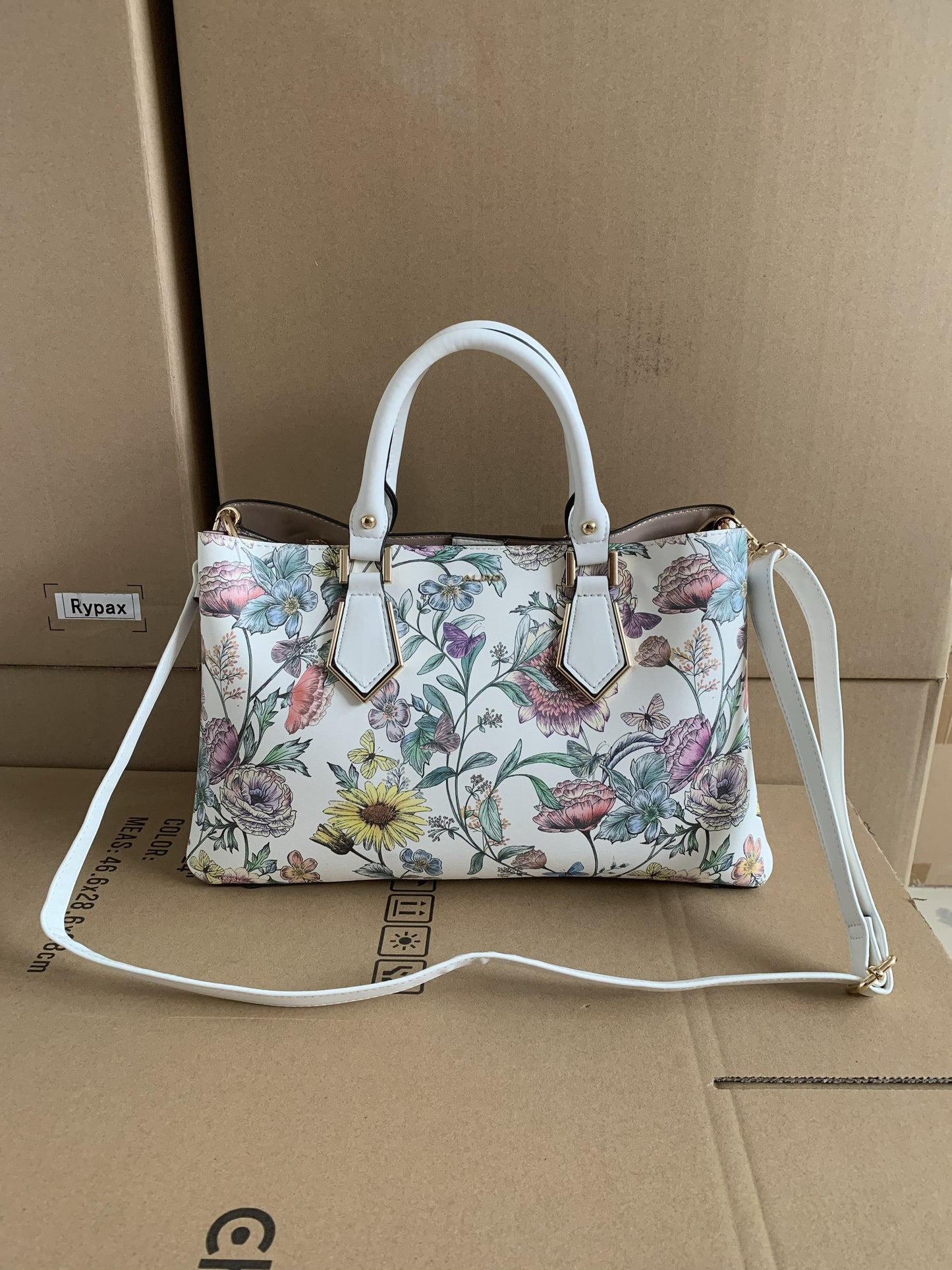 Women's Canada Flower Trend Texture Large Capacity Shoulder Bags