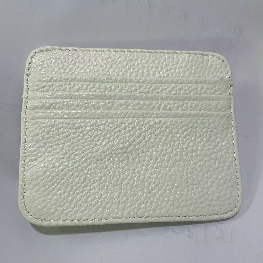 Meal Leather Bus Pass Bank Credit Card Holder