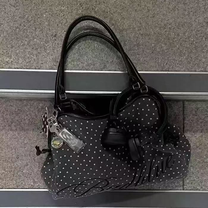 Leopard Print Dessert Millennium Cool Sweet Wind Drawstring Tote Bag