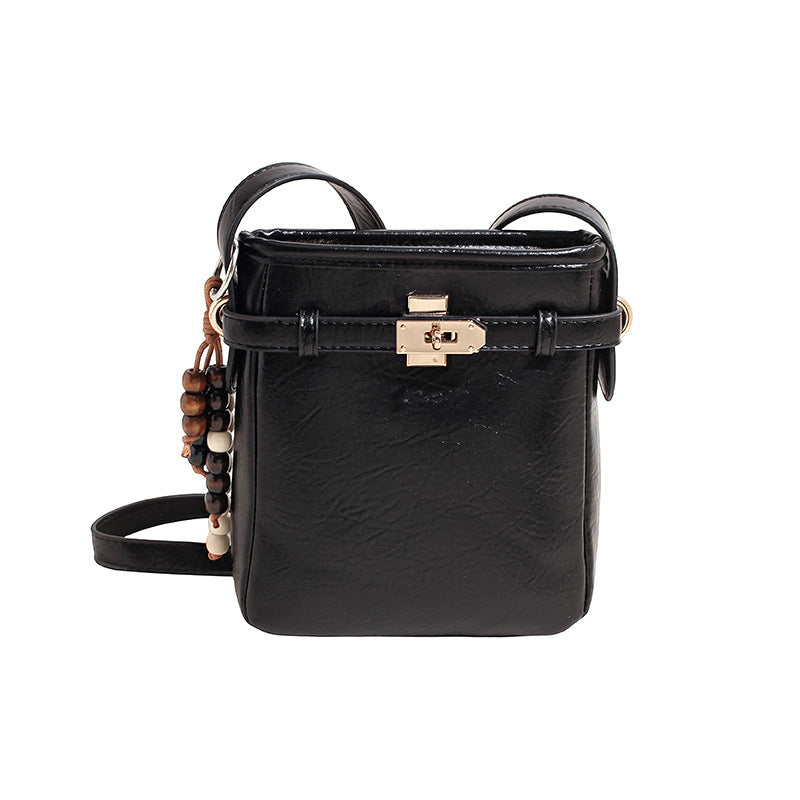 Women's Trendy Wild Retro High-grade Design Western Style Bucket Bag