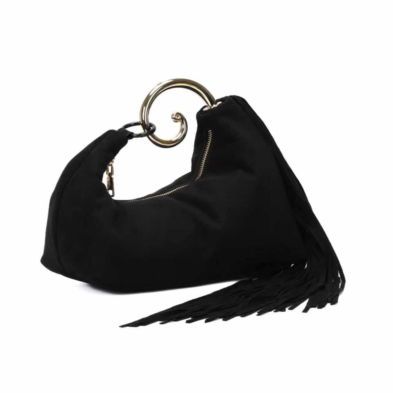 Large Capacity Hand Holding Dinner Fashion Frosted Suede Bags