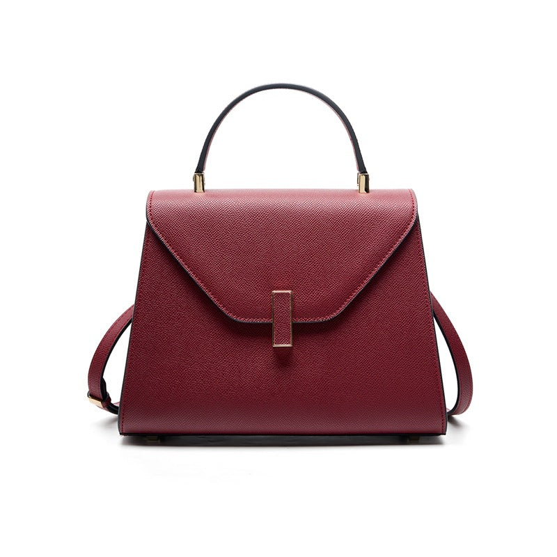 Women's Kelly Design Sense Niche Fashion Genuine Leather High Large Women's Handbag