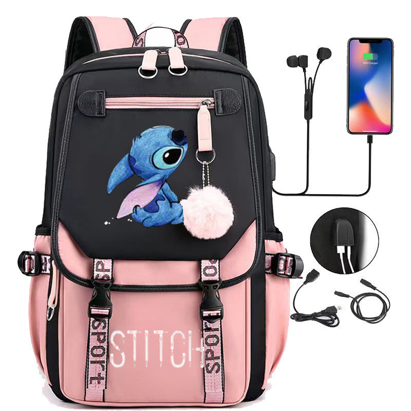 Charming Classic For Charging Large Capacity Leisure Backpack