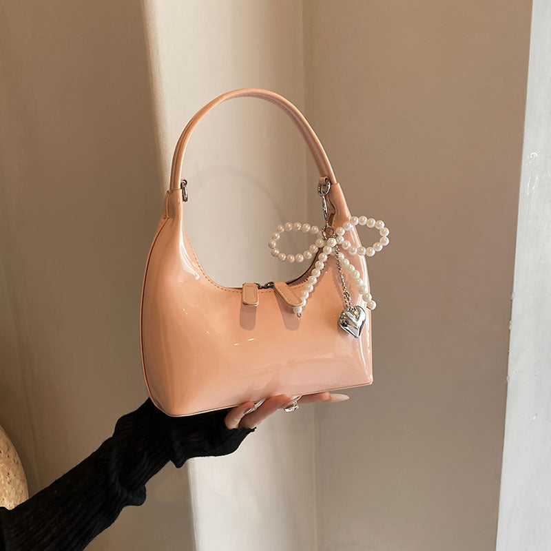 Women's Minority Fashion Glossy Textured Banquet Simple Women's Messenger Bag