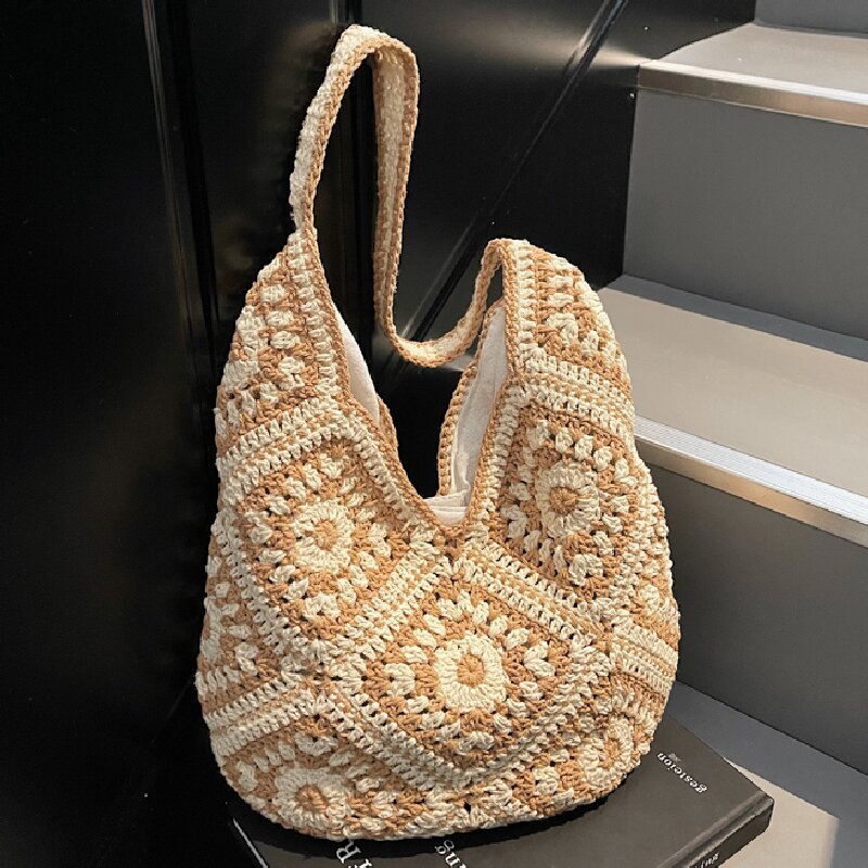 Women's Spring Cotton Braided Western Style Urban Shoulder Bags