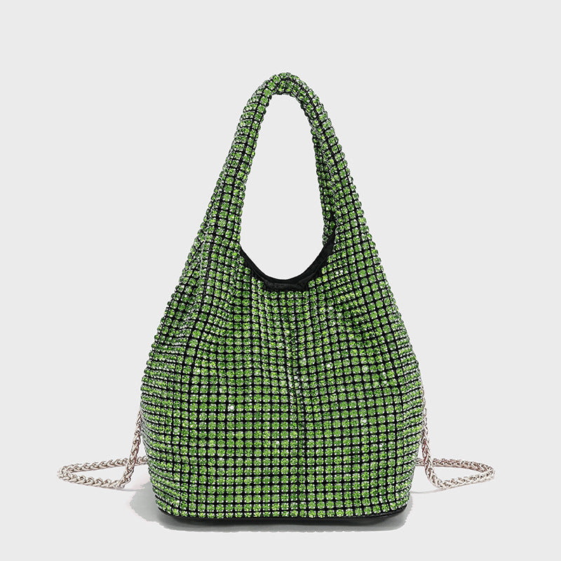Women's Dinner Fashion Chain Diamond Full Portable Bags