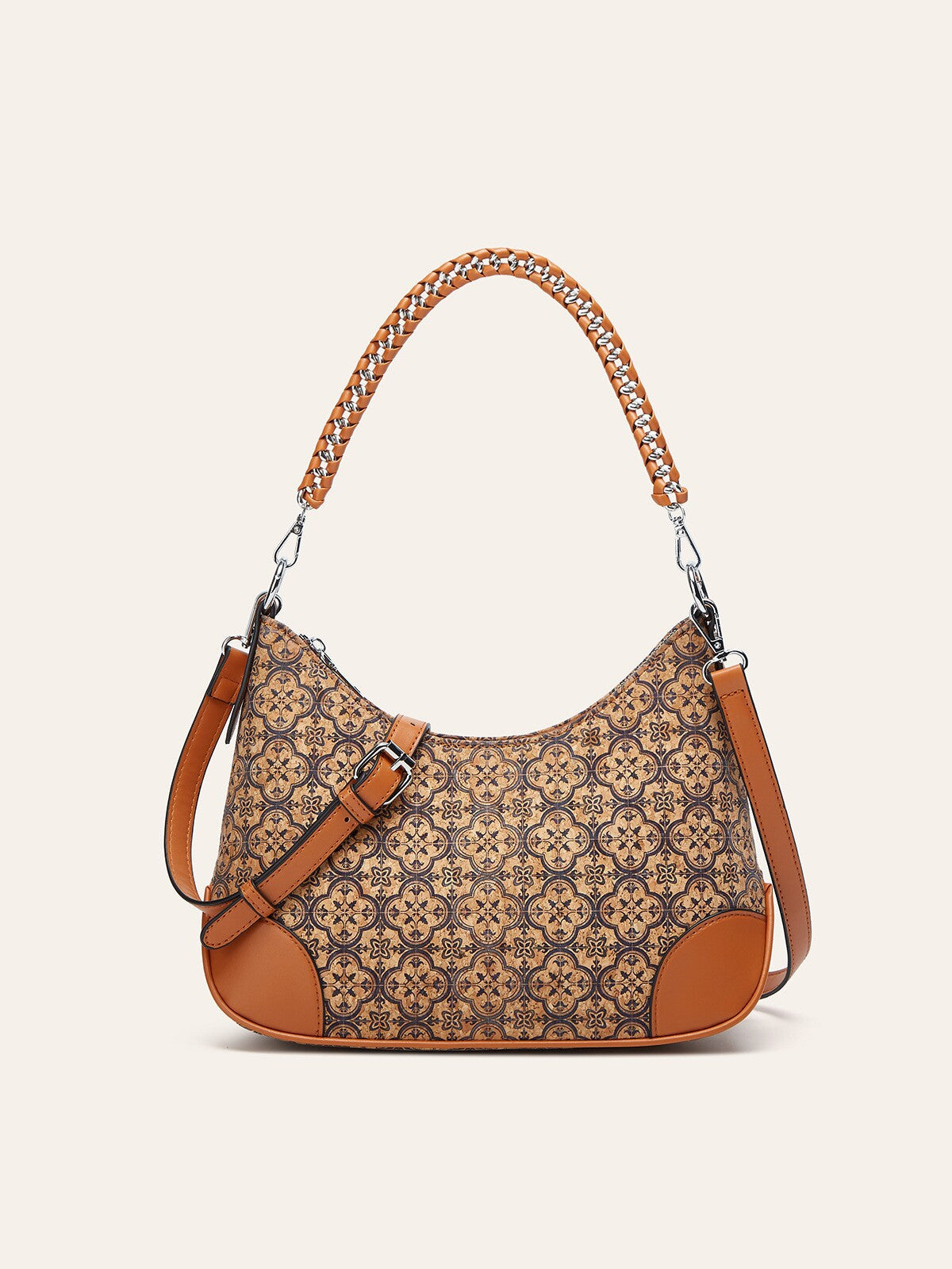 Ethnic Print Fashion High Sense Baguette Underarm Bag