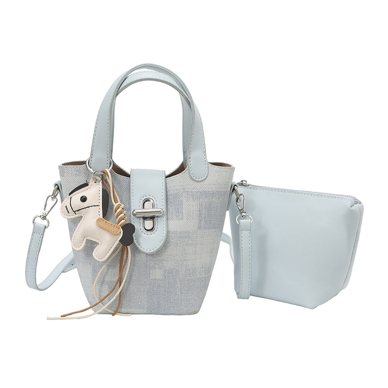 Women's Advanced Texture Light Luxury Portable Vegetable Basket Bags