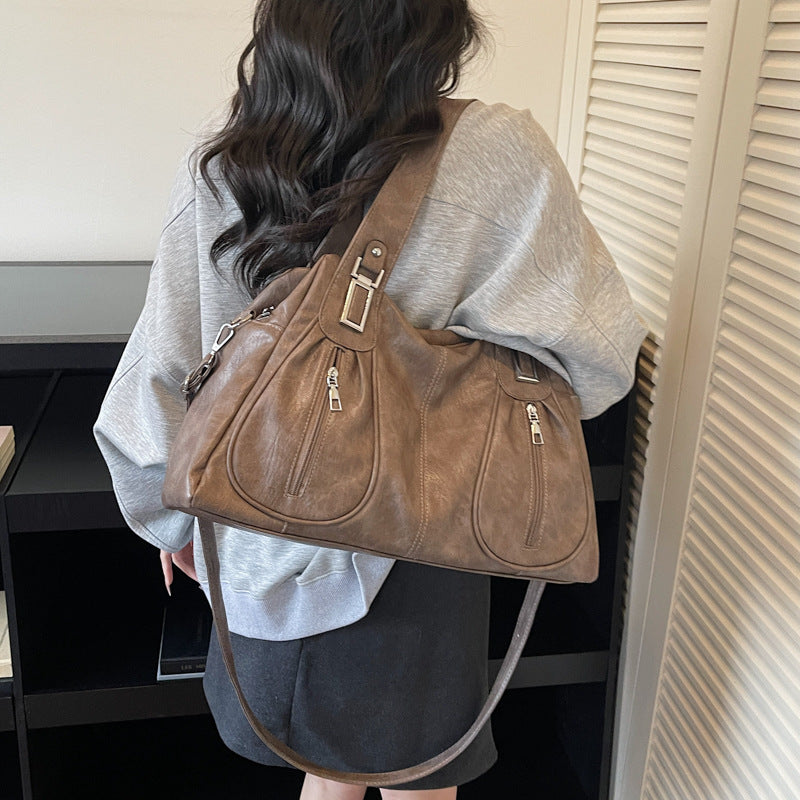 Women's Retro Style Underarm Large Capacity Bags