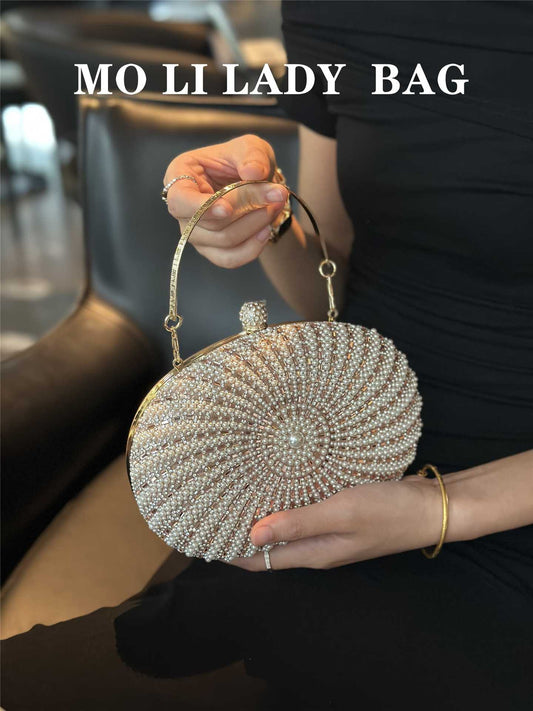 High Sense Pearl Dinner With Niche Female Cheongsam Bags