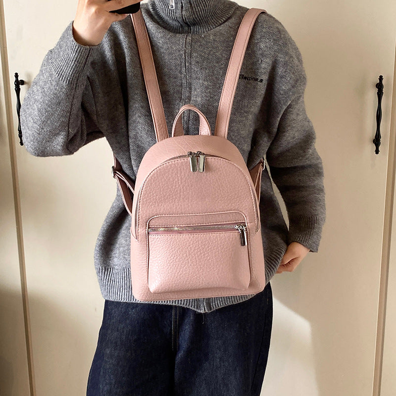 Texture Female College Simple Senior Sense Travel Bags