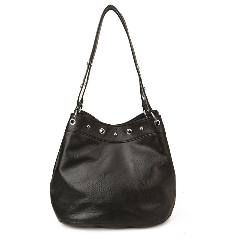 Women's Large Capacity High-grade Soft Leather Retro Women's Shoulder Bag