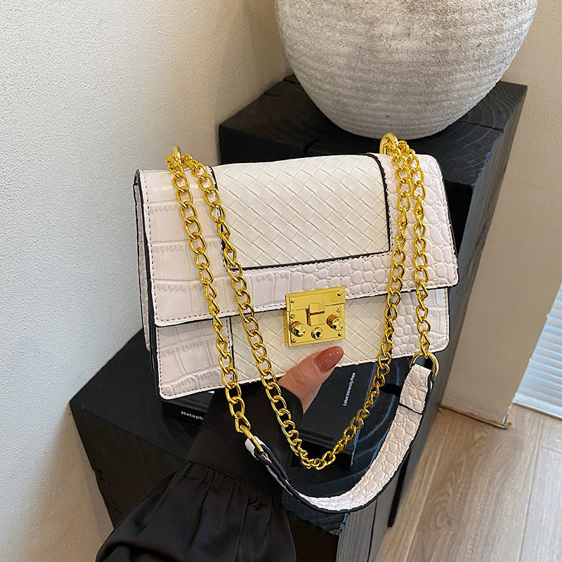 Charming Graceful Women's Fashion Woven Chain Women's Messenger Bag