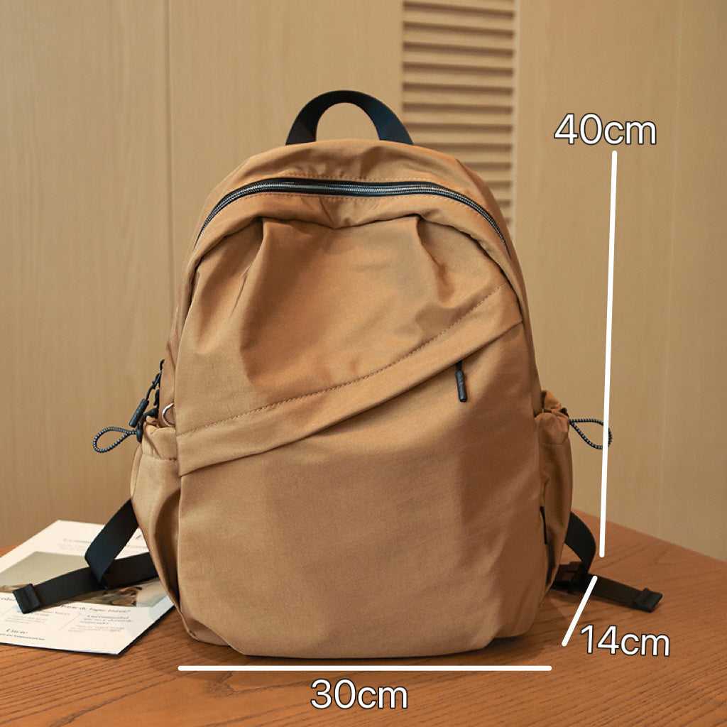 Women's Korean Style Fresh Nylon Daily Commuter Large Capacity Women's Backpack