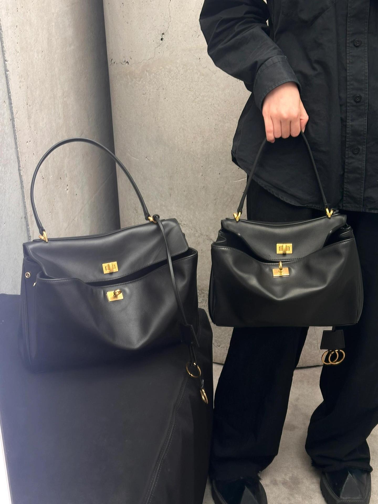 Women's Portable Catch Commuter Genuine Leather Kelly Bags