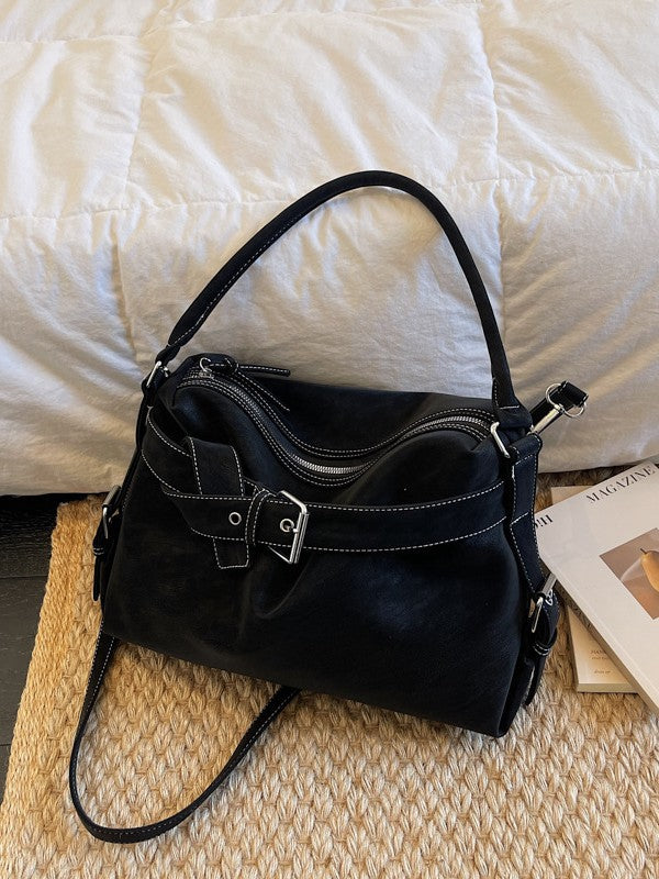 Women's Capacity Retro Commuter Korean Niche Western Women's Shoulder Bag