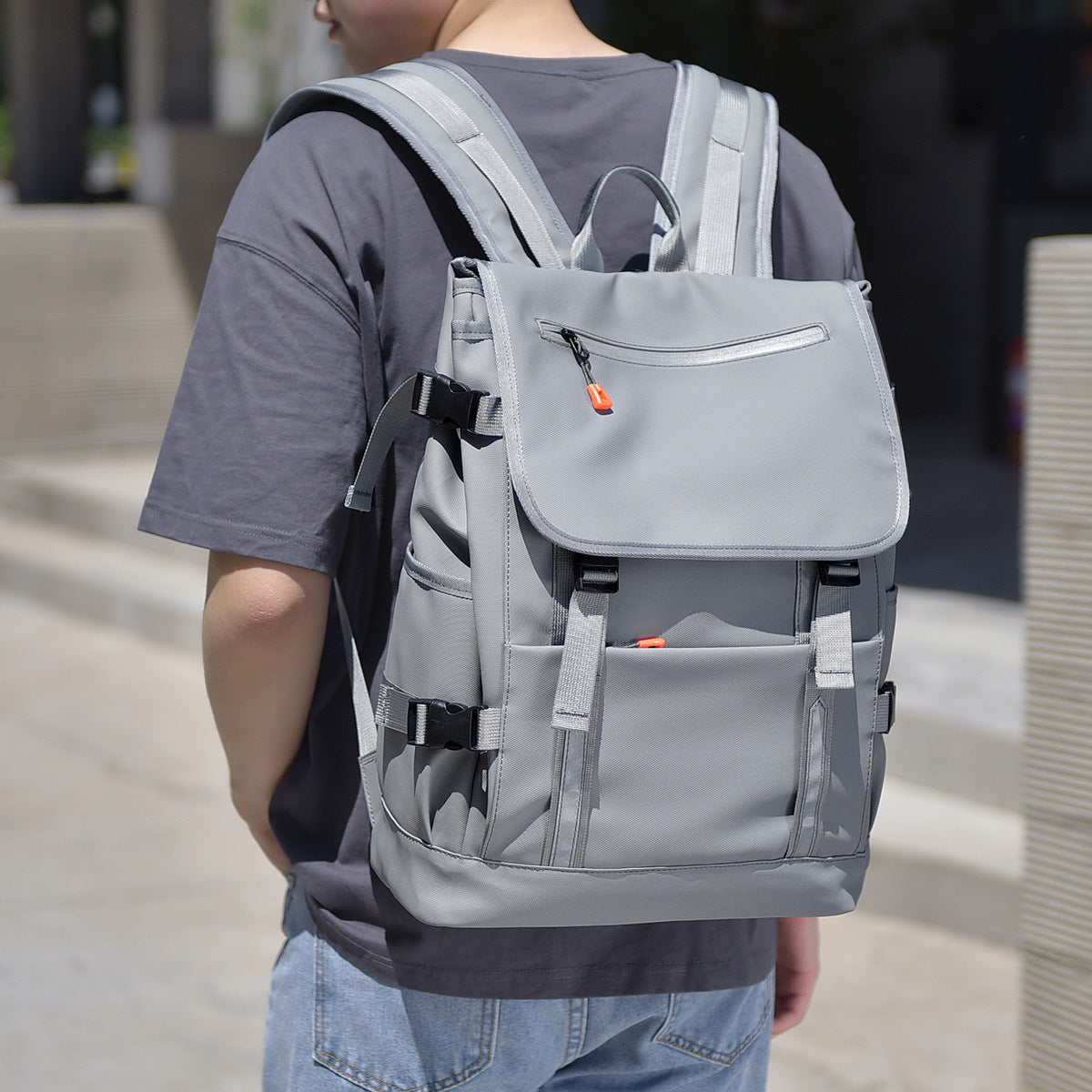 Men's Large Capacity Korean Style Trendy Computer Leisure Backpack