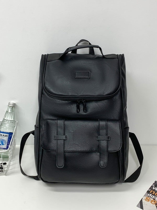 Men's Trendy Large Capacity Simplicity College Style Leisure Backpack