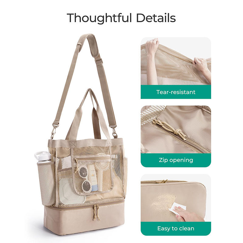 Zipper Pocket Large Capacity Foldable Suitable For Bags