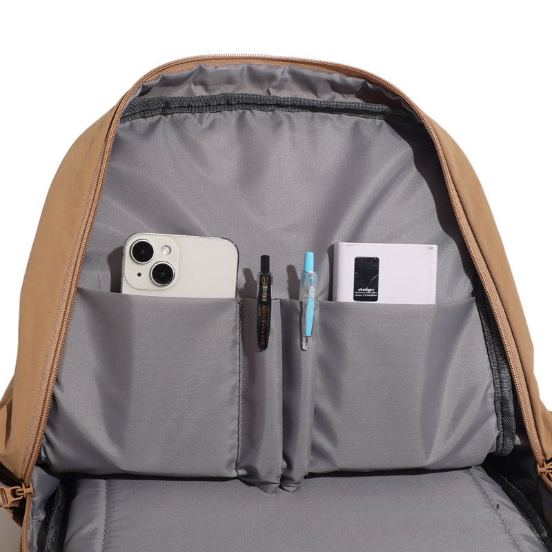 Women's & Men's High Quality Simple Waterproof Environmental Protection Computer Solid Leisure Backpack