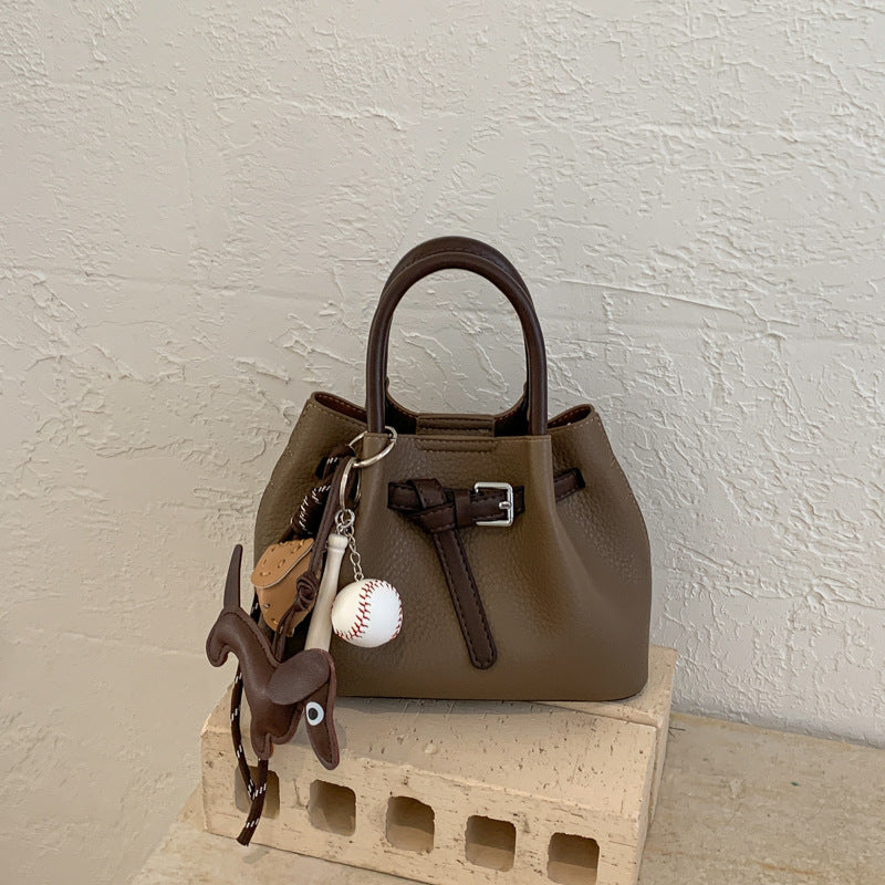 Fashion Popular High Sense Retro Style Fashionable Bucket Bag