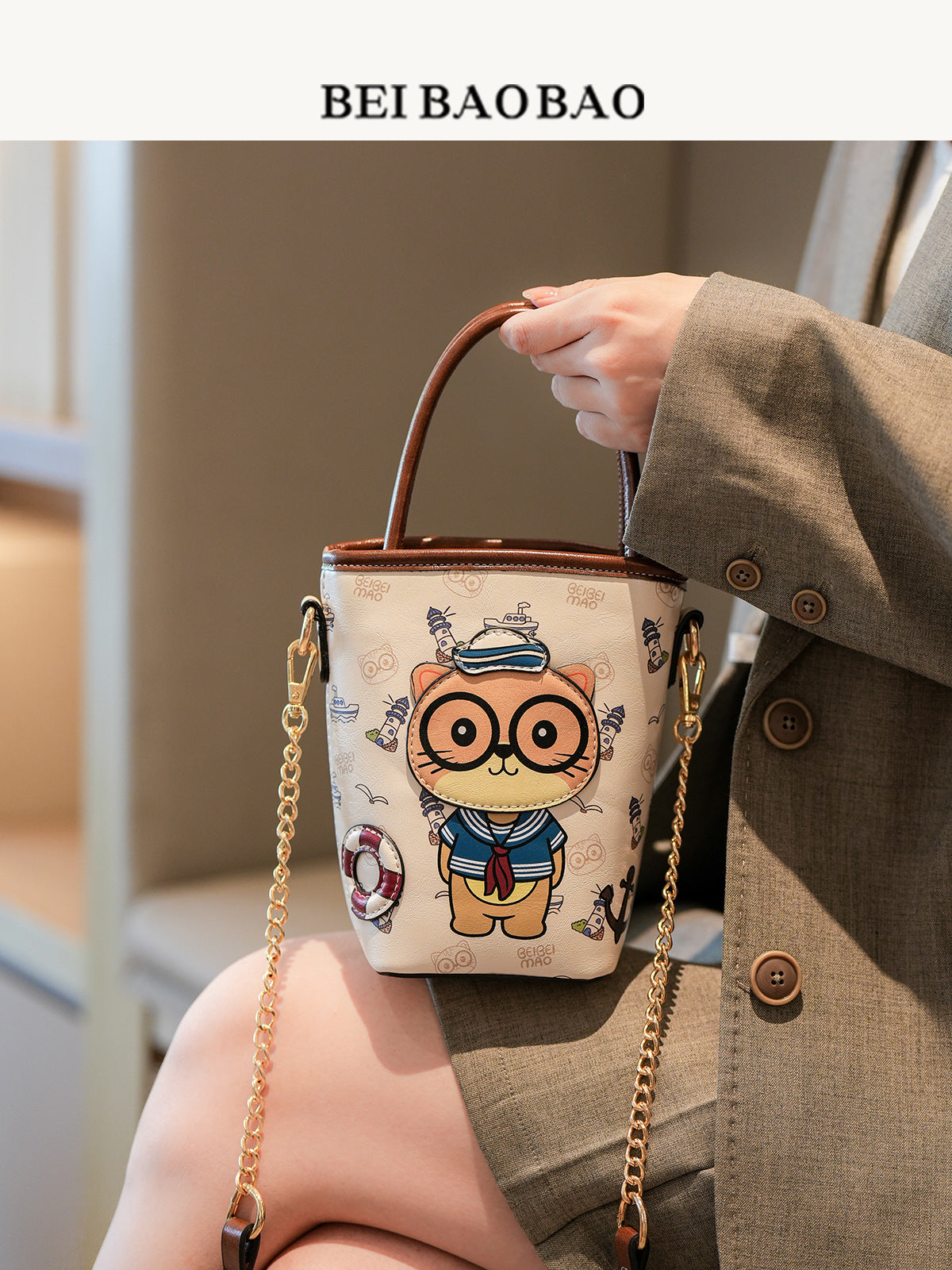 Women's Source Cartoon Light Luxury Design Fashion Women's Messenger Bag
