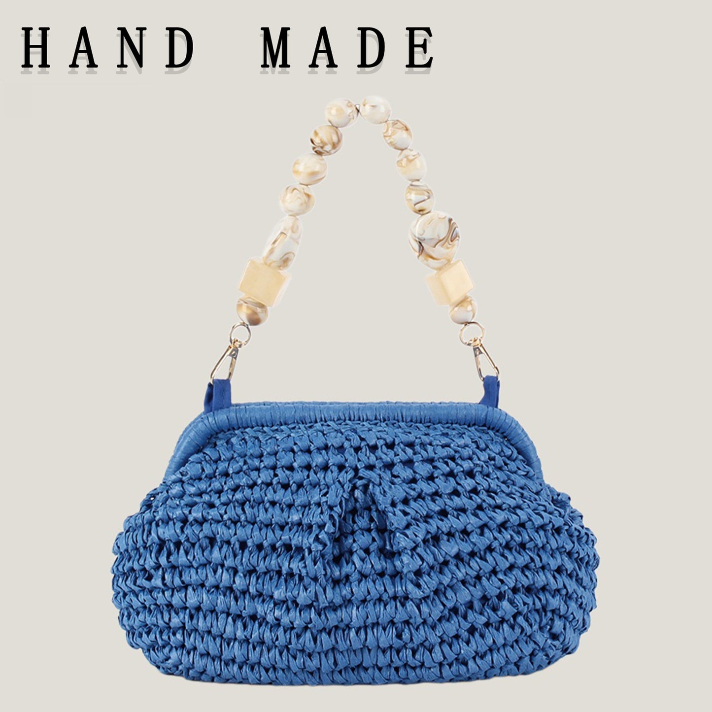 Women's Fashion Personality Woven Seaside Vacation Daily Women's Handbag