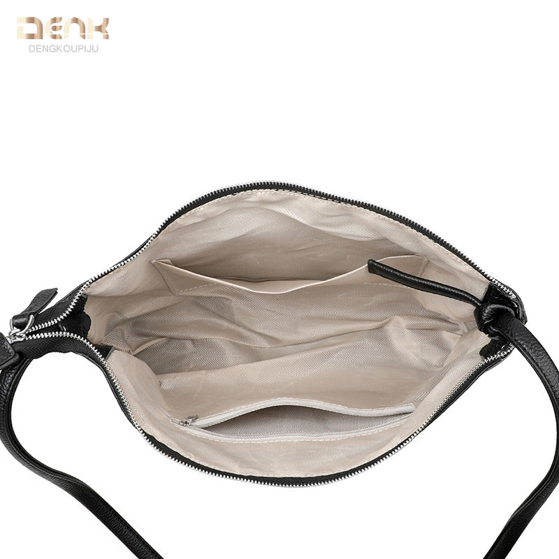Women's Genuine Leather Fashionable Large Capacity Top Layer Cowhide Bags