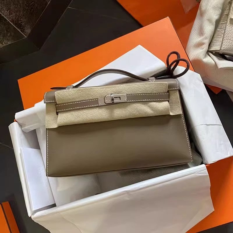 Women's Genuine Leather Generation Kelly Chain Bags