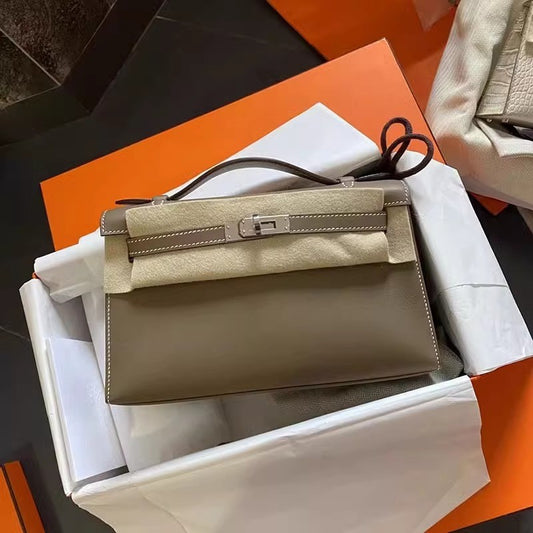 Women's Genuine Leather Generation Kelly Chain Bags