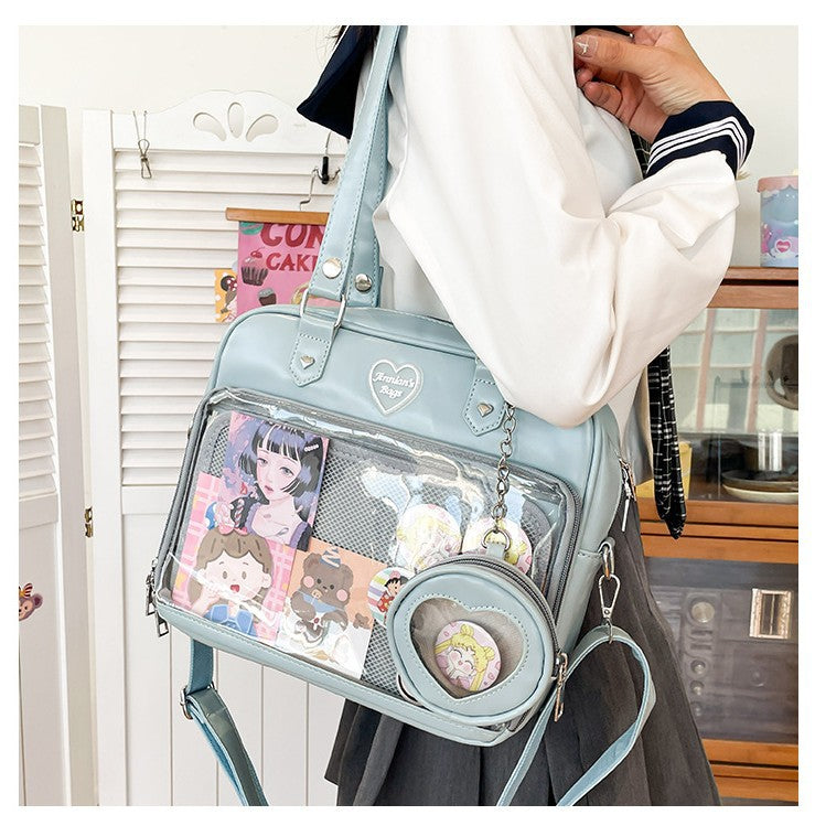 College Comic Show Millet Transparent Bar Board Bags