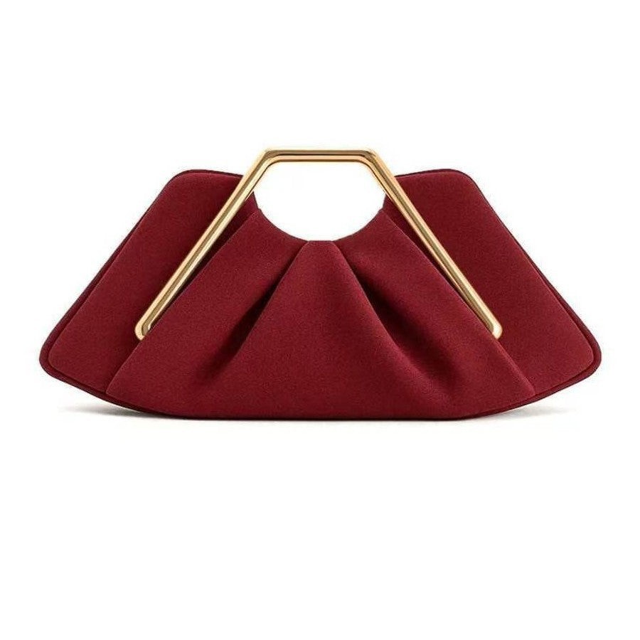 Beautiful Design Pleated Cloud Clutch Fashion Handbags