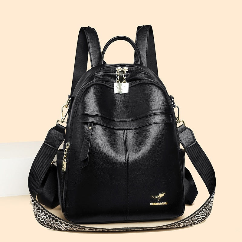 Women's Fashionable Korean Style Large Capacity Simple Women's Backpack