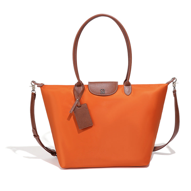 Nylon Large French Commuter Dumpling Capacity Oxford Tote Bag