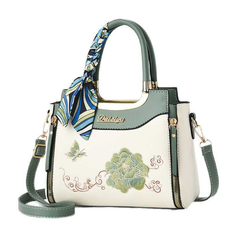 Women's Chinese Style Mother's Day Embroidered Large Bags