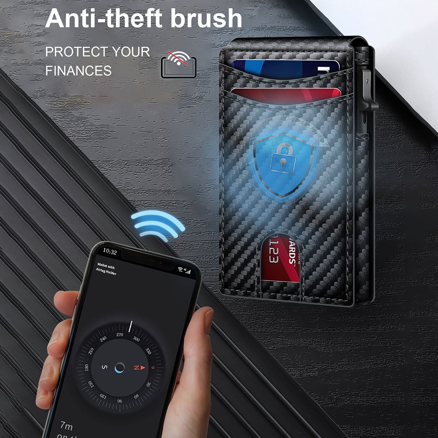 Fold Flip Cassette Swiping Magnetic Suction Card Pack Card Sleeve