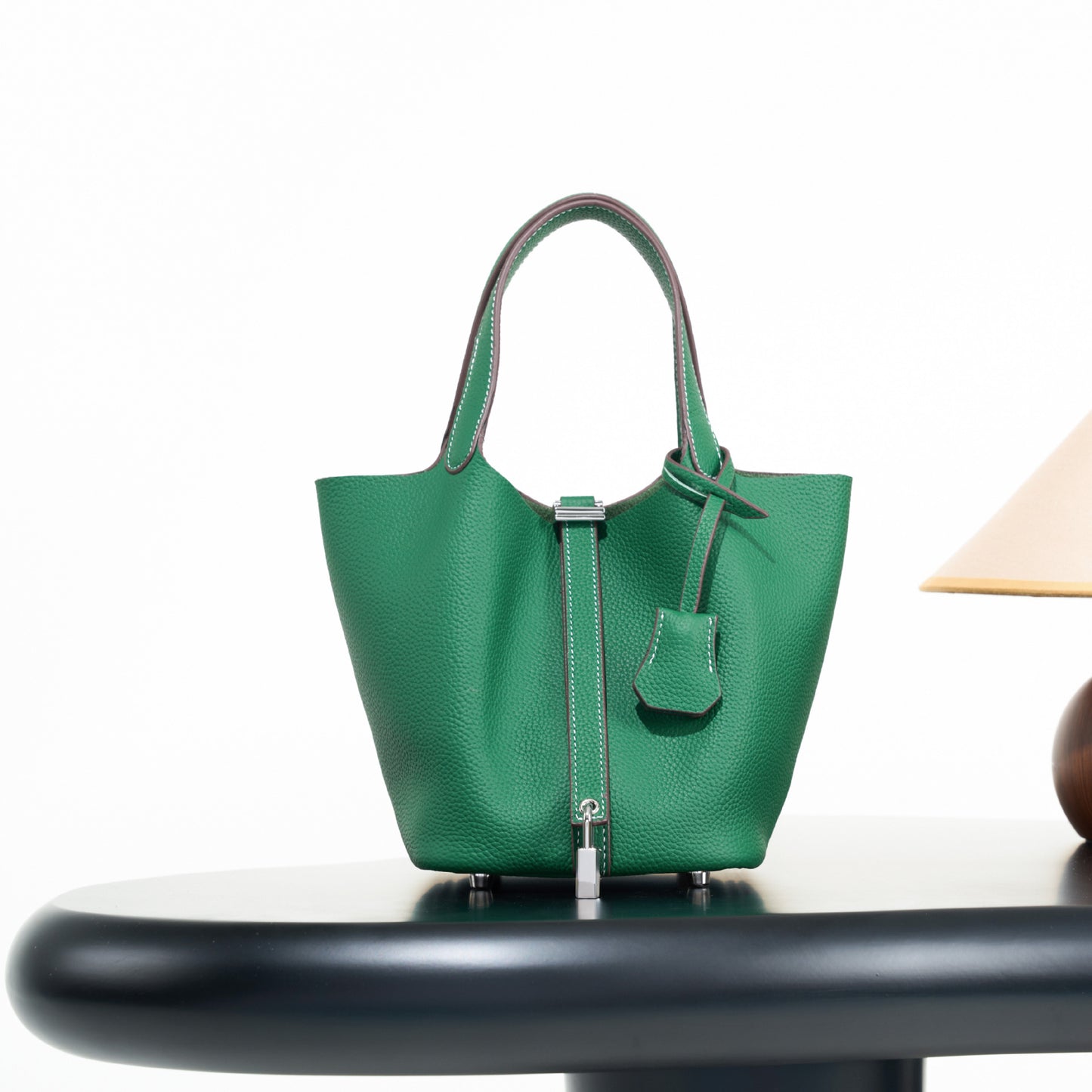 Classic First Layer Cowhide Vegetable Basket Light Luxury High-grade Genuine Women's Messenger Bag