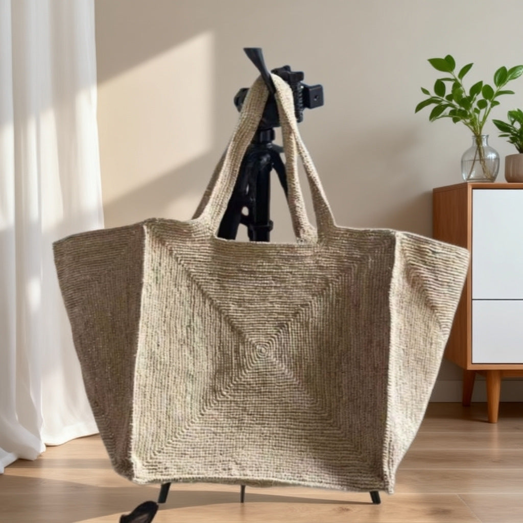 Women's Fashion Simple Elegant Raffia Vacation Beach Women's Shoulder Bag