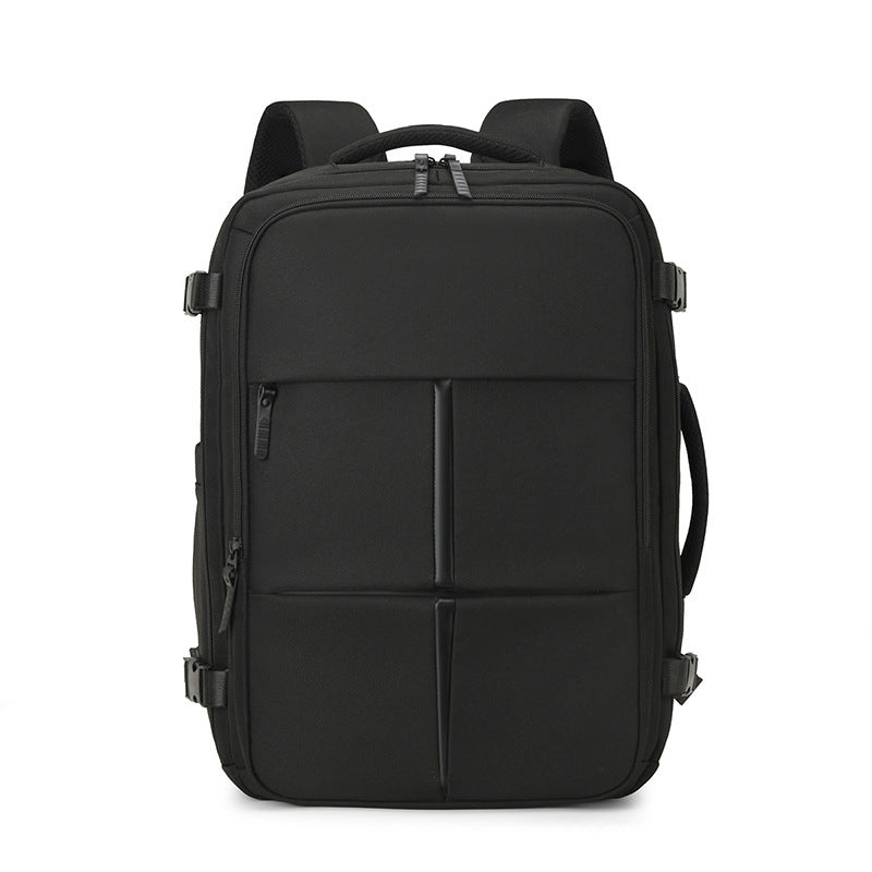 Business Elite Style Solid Color Chain Dry Backpacks