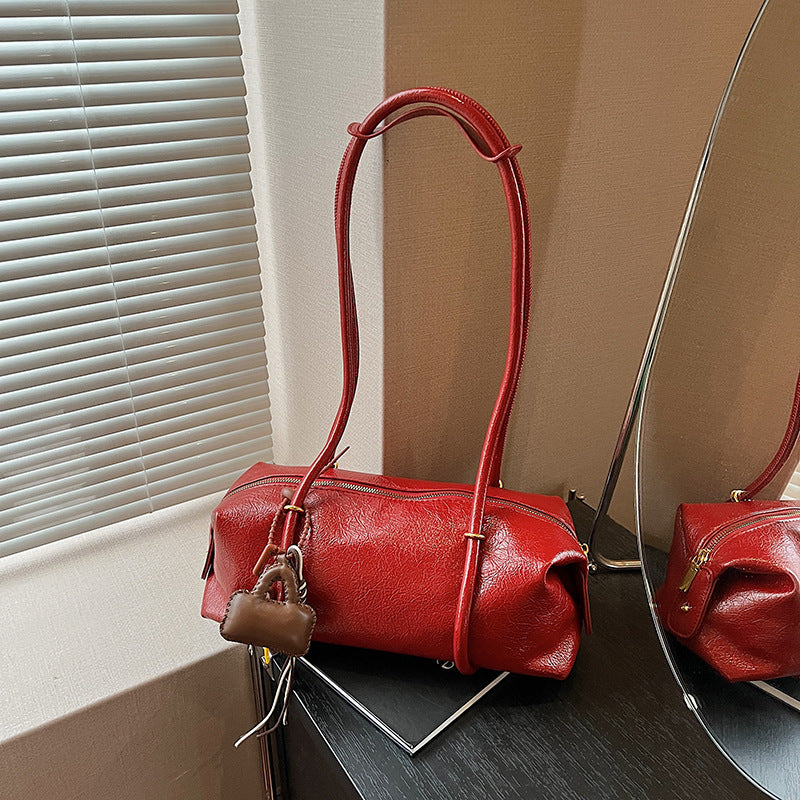 Korean Style Minority Hand Carrying Boston Female Trendy Personality Women's Shoulder Bag