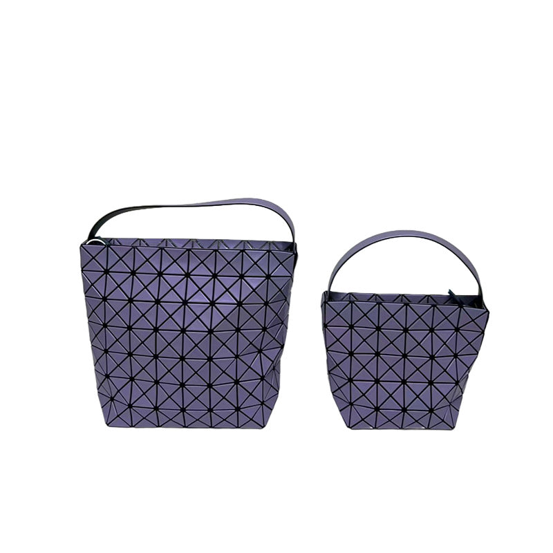 Women's Geometric Life Rhombus Moon Fashion Baguette Underarm Bag