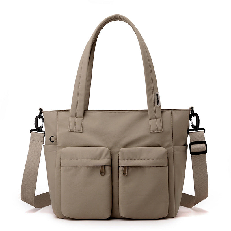 Women's Nylon Cloth Large Capacity Simple Hand Tote Bag