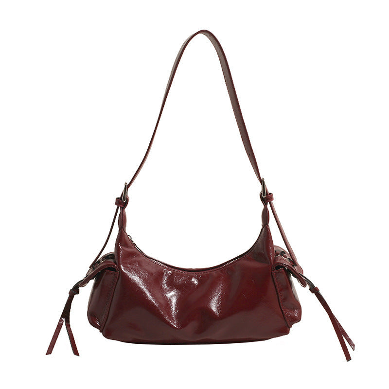 Korean Style Trendy Hot Bow Motorcycle Female Women's Shoulder Bag